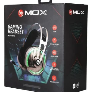 Headset Mox Gamer MO-GH710 RGB com Fio e Microfone